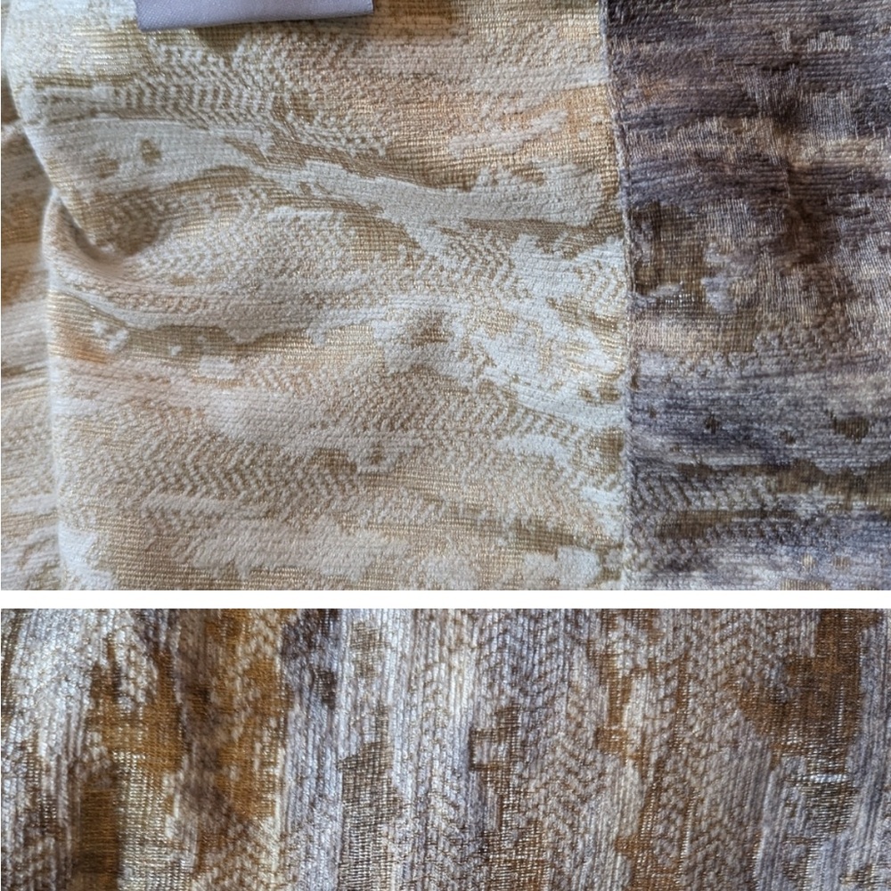 Elegant Beige and Brown Textured Fabric
